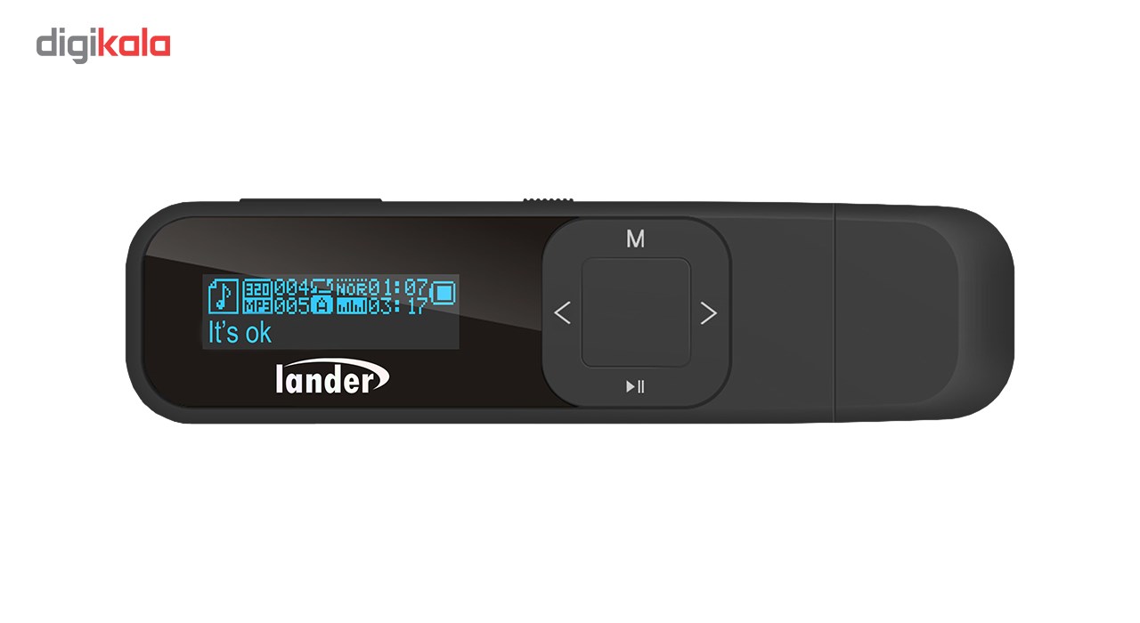 پخش کننده موسیقی لندر مدل LD-31- ظرفیت 8 گیگابایت