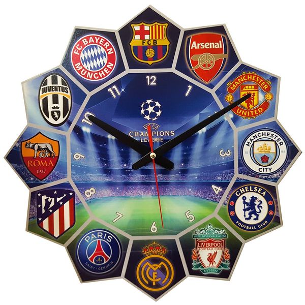 ساعت دیواری برتاریو مدل UEFA Champions League