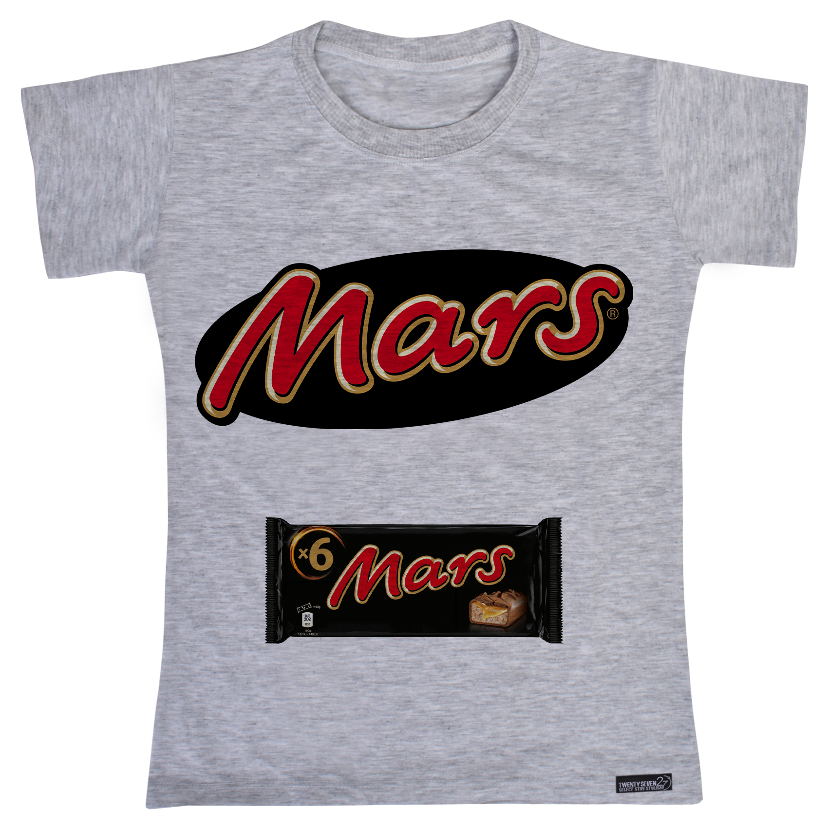 تی شرت آستین کوتاه پسرانه 27 مدل Mars Chocolate کد MH808