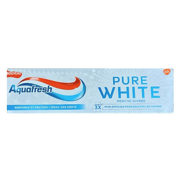 خمیر دندان سفید کننده آکوا فرش مدل Pure white حجم 70 میلی لیتر