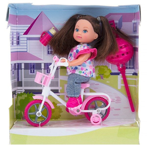 عروسک سیمبا مدل My First Bike Evi Love سایز 2 طرح 4