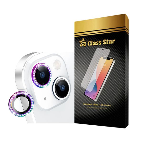 محافظ لنز دوربین گلس استار مدل RNGLNGS مناسب برای گوشی موبایل اپل iPhone 15 Plus / 15