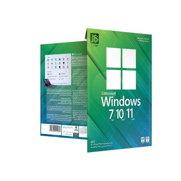 سیستم عامل ویندوز 7+10+11 نشر جی بی تیم
