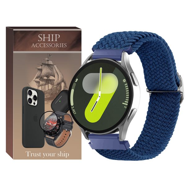 بند شیپ مدل Braided SH مناسب برای ساعت هوشمند سامسونگ Galaxy Watch 7 44mm / Galaxy Watch 7 40mm / Galaxy Watch FE