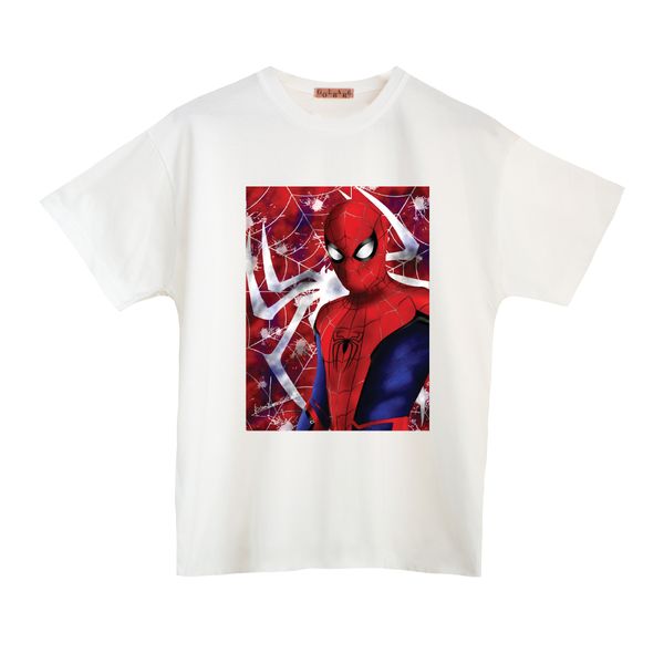 تی شرت آستین کوتاه پسرانه مدل مرد عنکبوتی