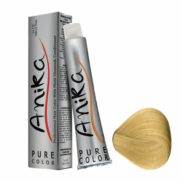 رنگ مو آنیکا سری ASH مدل بلوند خاکستری خیلی روشن شماره 9.1