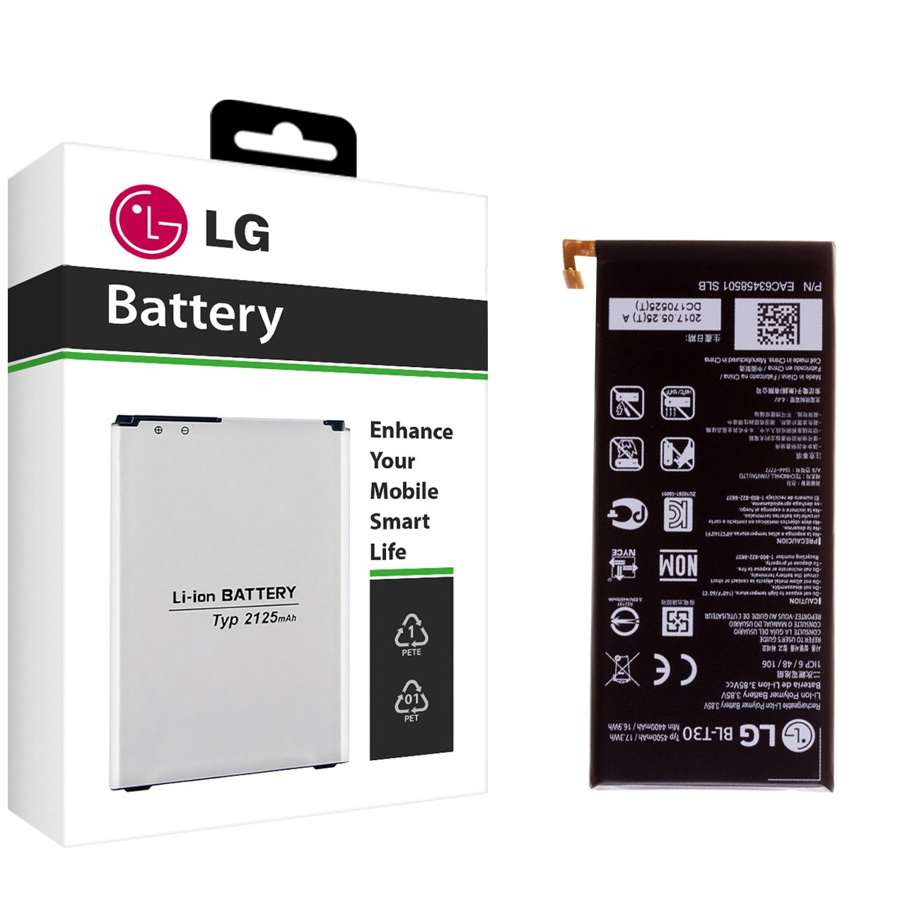 باتری موبایل مدل BL-T30 با ظرفیت 4500mAh مناسب برای گوشی موبایل ال جی X Power2