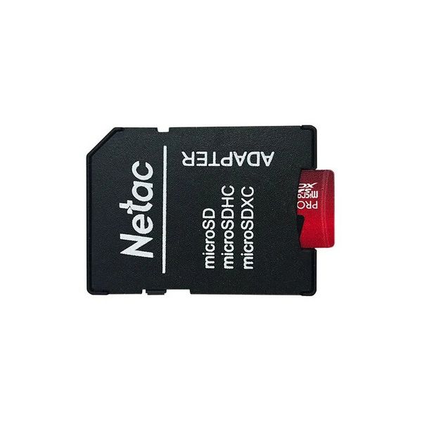 کارت حافظه MicroSDHC نتاک مدل P500 Extreme Pro کلاس 10 استاندارد V10/A1 سرعت 100MBps  ظرفیت 32 گیگابایت به همراه آداپتور SD