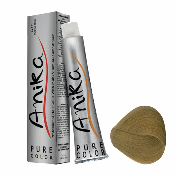 رنگ مو آنیکا سری بژ مدل بلوند خاکستری شماره 7.1