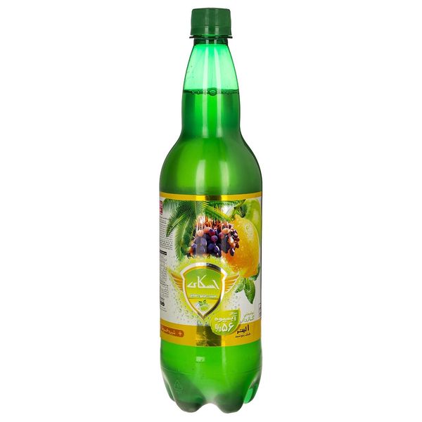 نوشیدنی گازدار با طعم سیب لیمو نعناع اسکای - 1 لیتر