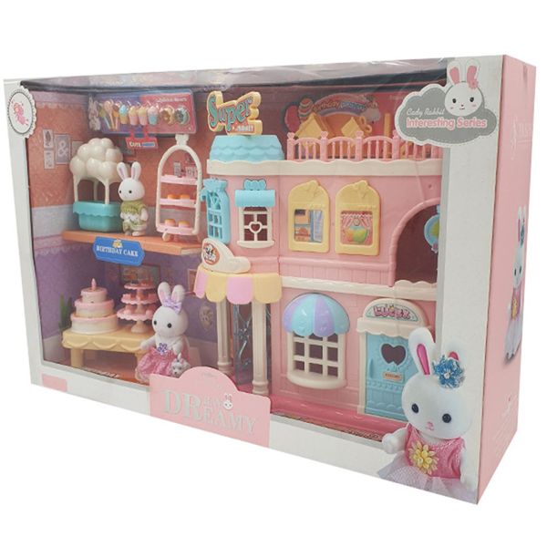 اسباب بازی مدل خانه خرگوش سوپرمارکت و جشن تولد BAY DREAMY کد ۶۶۸۳