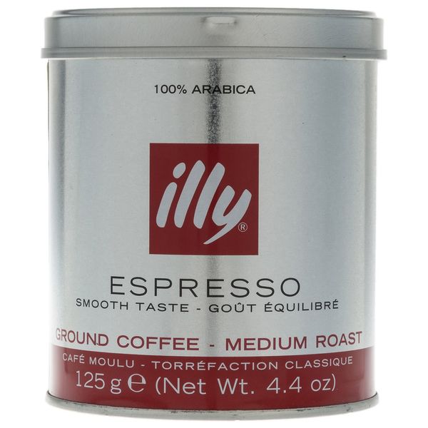 پودر قهوه مدیوم رست اسپرسو ایلی مقدار 125 گرم