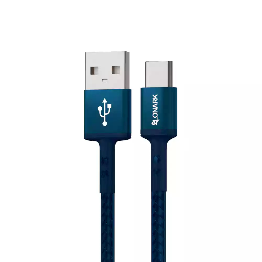 کابل تبدیل USB به USB -C  لونارک مدل LC 23C طول 1.1 متر