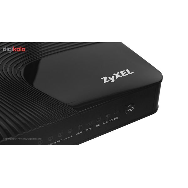 مودم روتر ADSL2 Plus بی سیم زایکسل مدل DEL1312-T10B