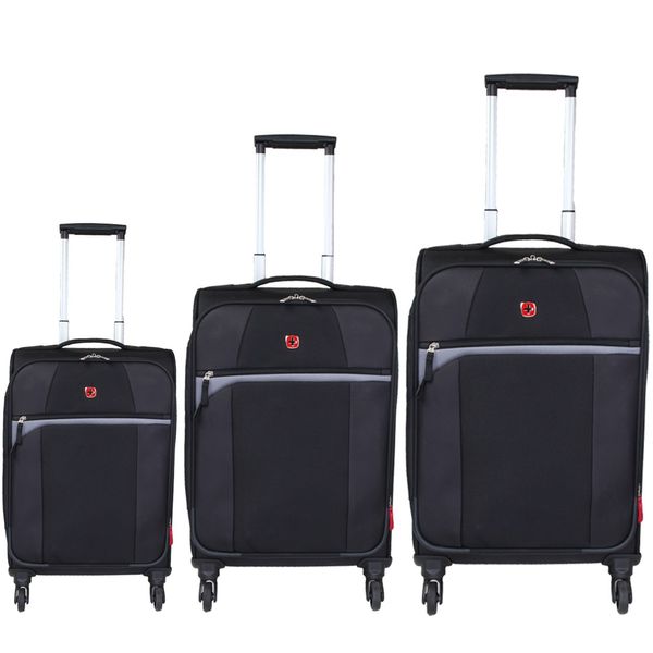 مجموعه سه عددی چمدان سوییس گیر مدل SA6165-1