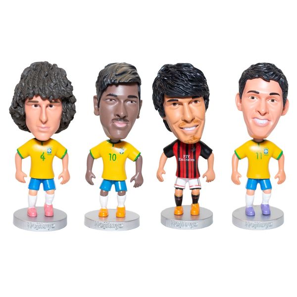 مجموعه فیگور هوجی تویز مدل Neymar-Kaka-David Luiz_Oscar بسته 4 عددی