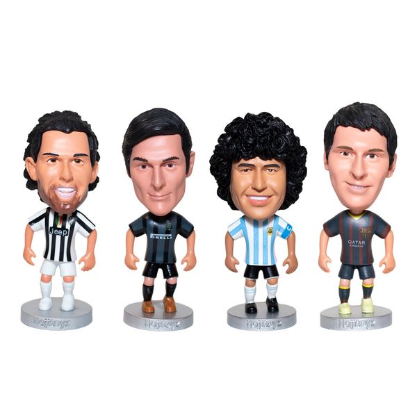 مجموعه فیگور هوجی تویز مدل Maradona-Lionel Messi-Javier Zanetti-Carlos Tevez بسته 4 عددی