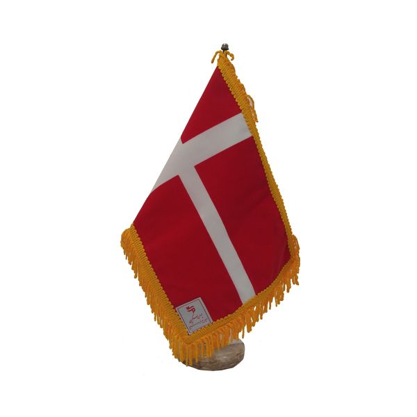 پرچم رومیزی ایران اسکرین طرح پرچم دانمارک مدل 20454