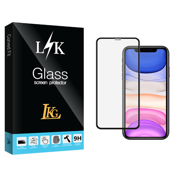 محافظ صفحه نمایش ال کا جی مدل LK Glass مناسب برای گوشی موبایل اپل iPhone xr
