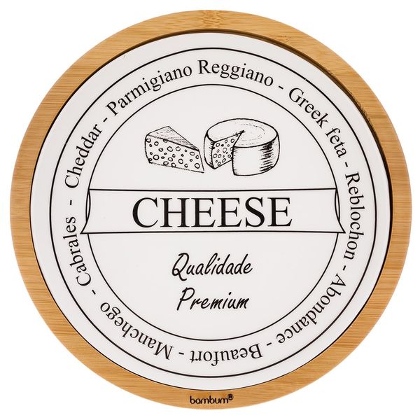 ست تخته برش پنیر 2 پارچه بامبوم مدل BB0297