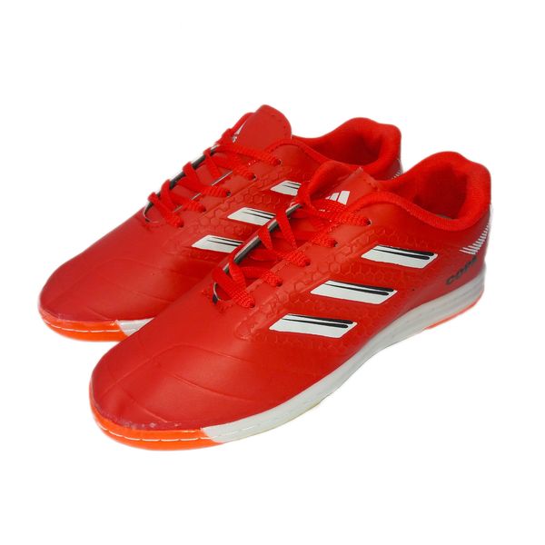 کفش فوتبال مردانه مدل چمن مصنوعی استوک ریز رنگ قرمز
