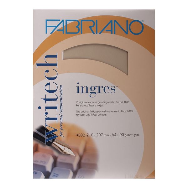 کاغذ فابریانو مدل Ingres Gialletto سایز A4 بسته 50 عددی