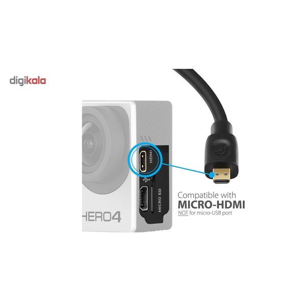 کابل تبدیل HDMI به Micro HDMI مدل GP69 به طول 1.5متر