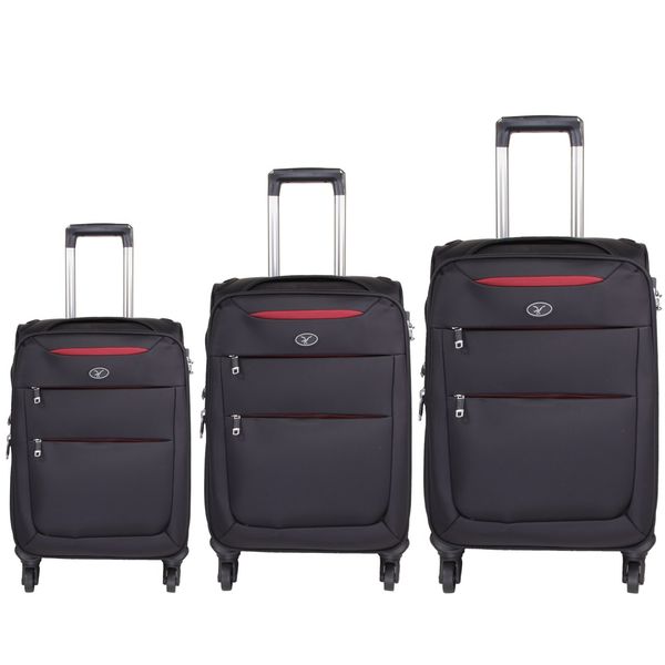مجموعه سه عددی چمدان ال سی مدل L006-1