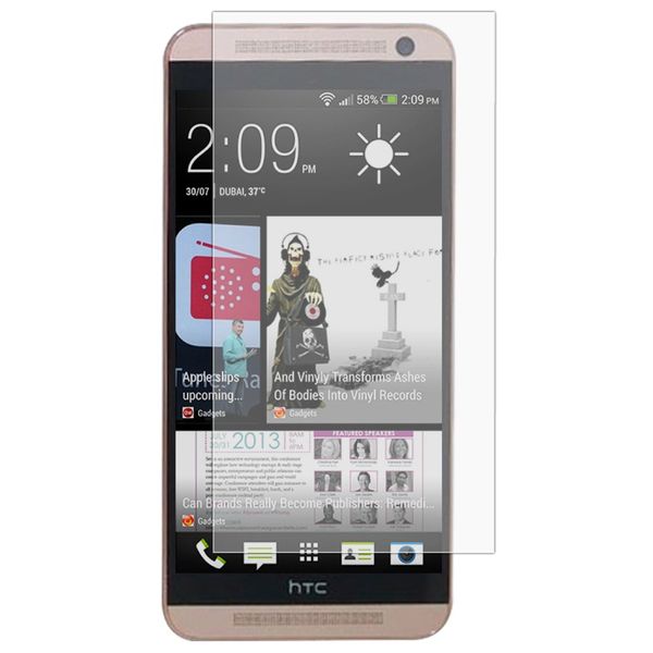 محافظ صفحه نمایش شیشه ای 9H یونیفا مدل permium تمپرد مناسب برای HTC One E9 Plus