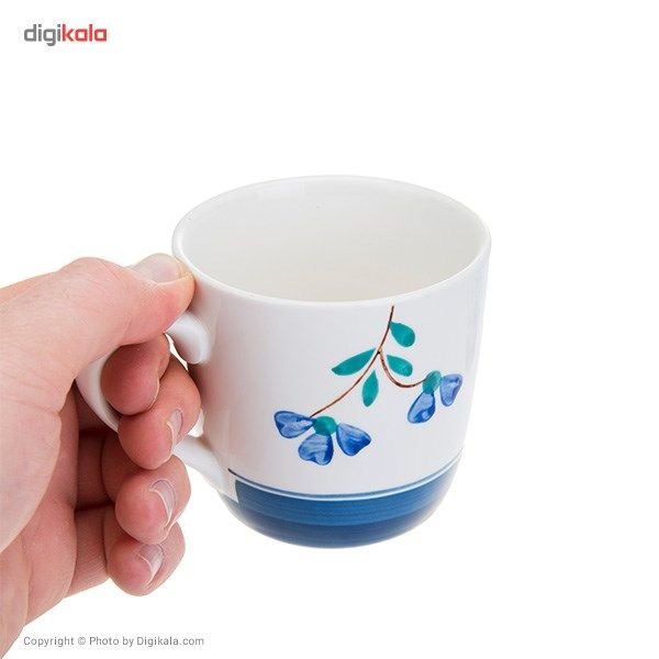 سرویس چای خوری 9 پارچه کوچک طرح گل سان مدل S001-A