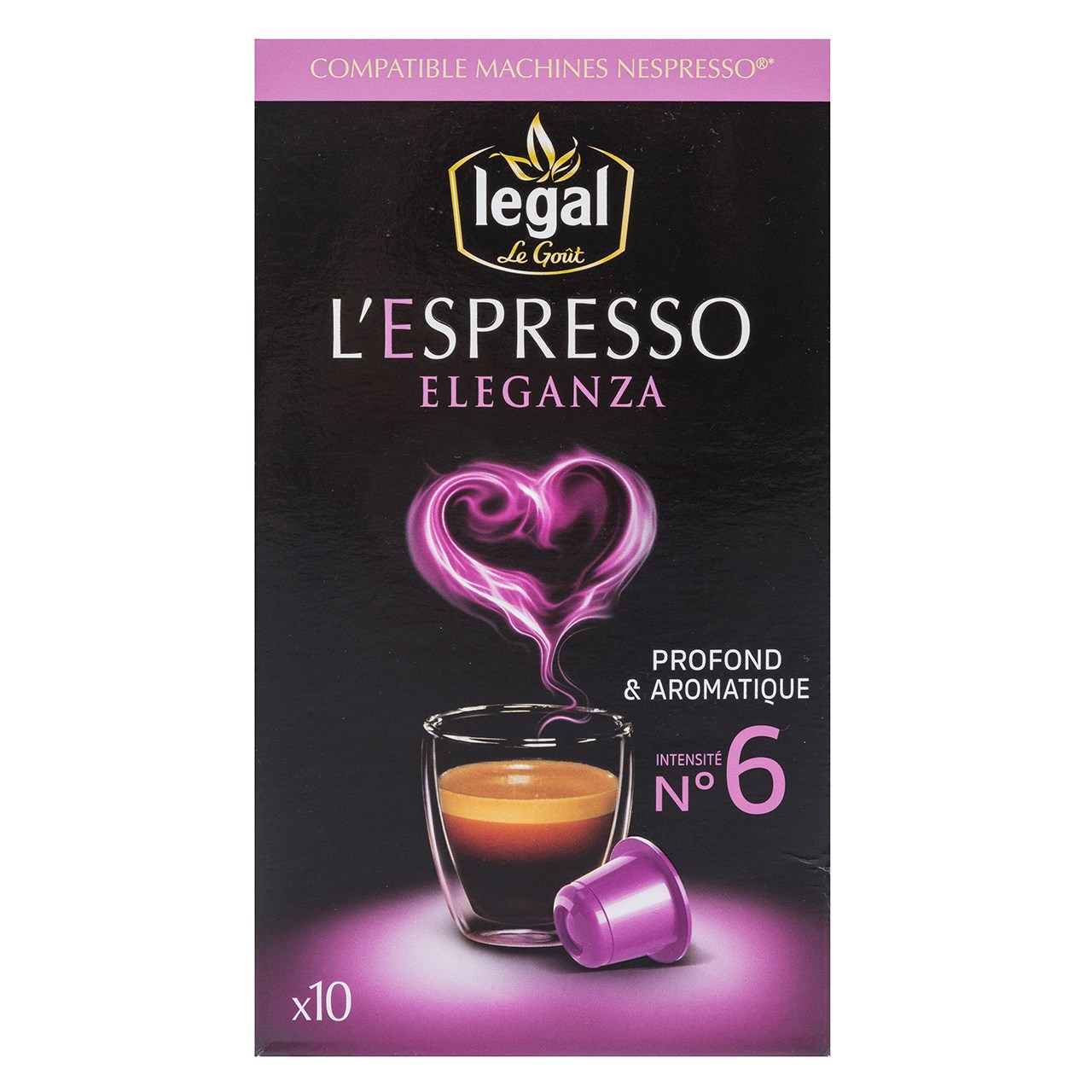 کپسول قهوه لگال لگو مدل Eleganza عداد 10 عددی