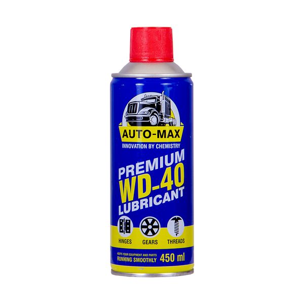 اسپری روان کننده و زنگ بر اتومکس مدل WD-40 حجم 450 میلی لیتر 