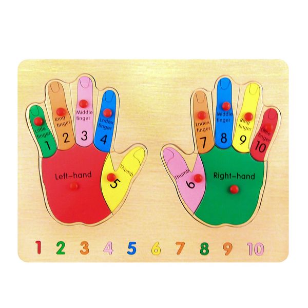 بازی آموزشی باکامه مدل آموزش اعداد انگشتان دست چوبی
