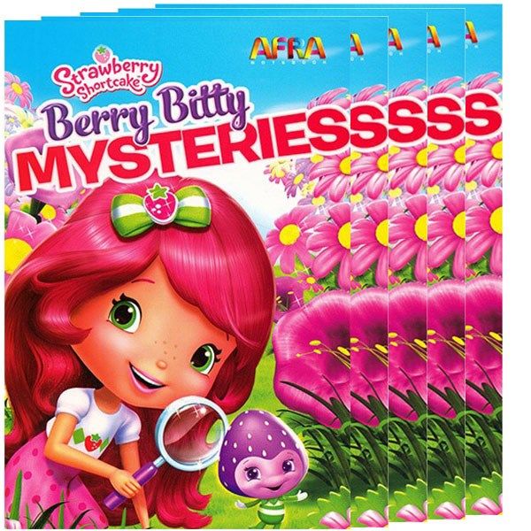 دفتر امشق فرا طرح Berry Bitty Mysteries - بسته 5 عددی