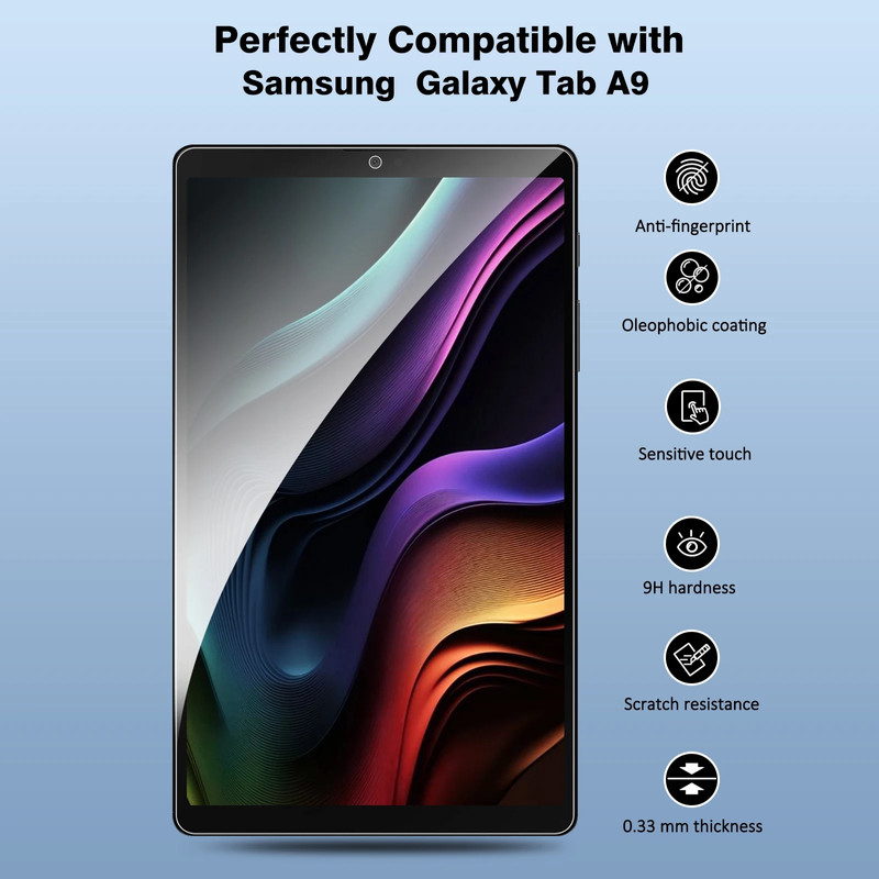 محافظ صفحه نمایش گاردتک مدل Glass_A9Plus مناسب برای تبلت سامسونگ Galaxy Tab A9 Plus X216