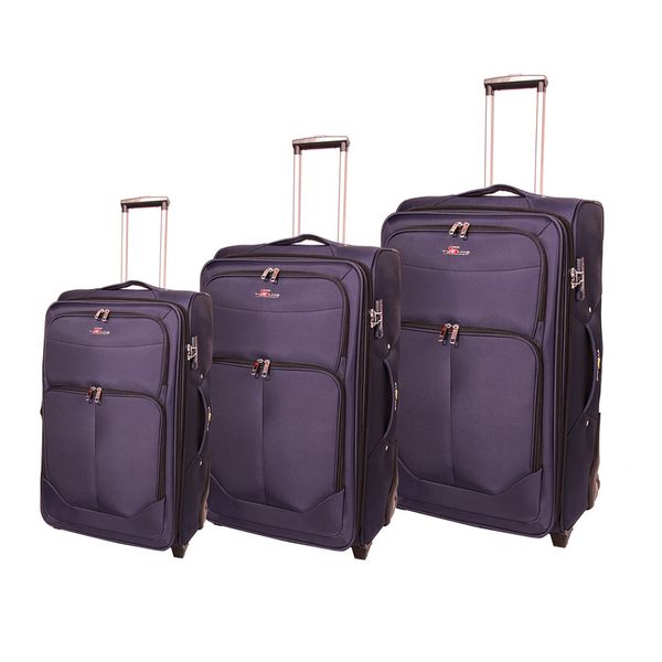 مجموعه سه عددی چمدان مدرن کیف پارسیان مدل Type Sland