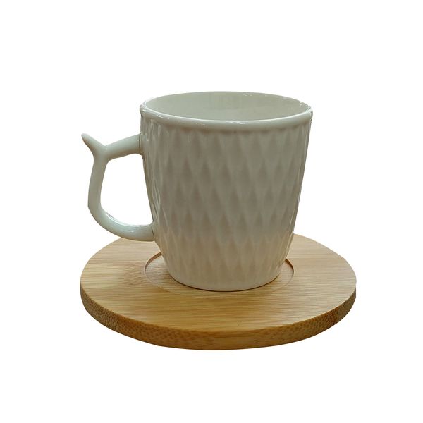 ست فنجان و نعلبکی قهوه خوری 2 پارچه مدل اسپرسو کد 525252