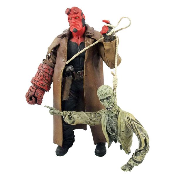 اکشن فیگور مزکو تویز مدل پسر جهنمی هل بوی طرح Hellboy Ivan Corpse مجموعه 2 عددی