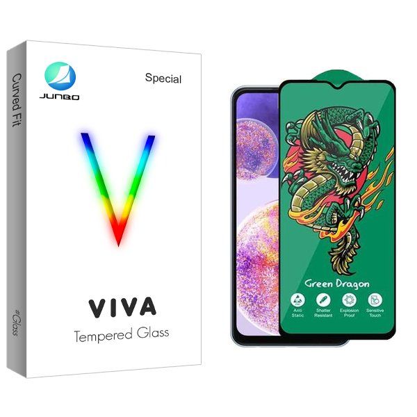 محافظ صفحه نمایش جانبو مدل Viva Green_Dragon مناسب برای گوشی موبایل سامسونگ Galaxy A23