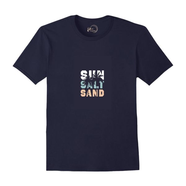 تی شرت آستین کوتاه مردانه مدل sun salt sand