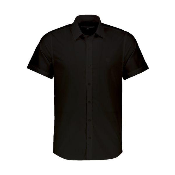 پیراهن آستین کوتاه مردانه پاتن جامه مدل 121721010104846 رنگ مشکی 