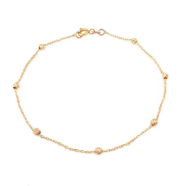 دستبند طلا 18 عیار زنانه زرالتون مدل گوی آلبرنادو