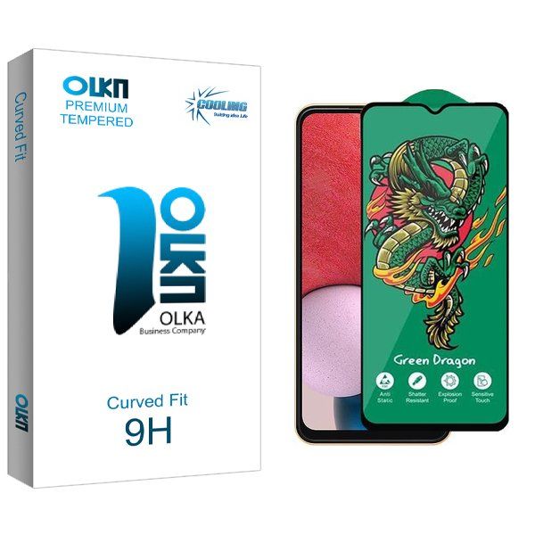 محافظ صفحه نمایش کولینگ مدل Olka Green_Dragon مناسب برای گوشی موبایل سامسونگ Galaxy A13