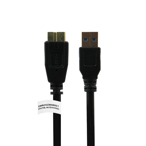 کابل هارد اکسترنال USB 3.0 امروزمارکت مدل EM25C05 طول 1.5 متر