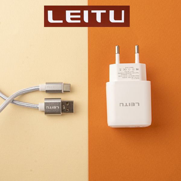 شارژر دیواری لیتو مدل  LH-13 20W به همراه کابل تبدیل USB-C