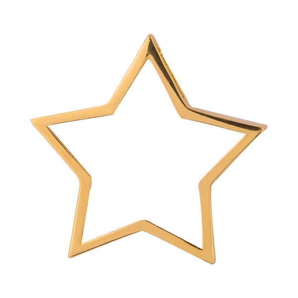 آویز گردنبند طلا 18 عیار زنانه کاکامی مدل ستاره کد 400