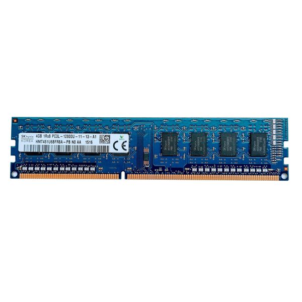 رم کامپیوتر DDR3 تک کاناله 1600 مگاهرتز CL11 اس کی هاینیکس مدل PC3L-12800U ظرفیت 4 گیگابایت