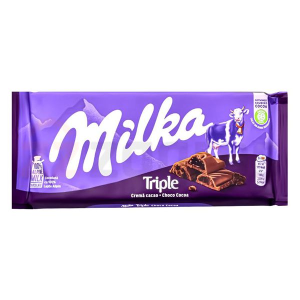 شکلات تریپل میلکا - 90 گرم
