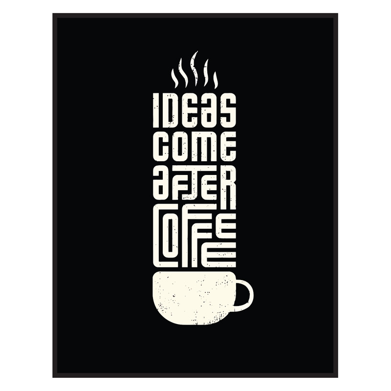 برچسب لپ تاپ پویا مارکت طرح ایده بعد از قهوه کد 3109