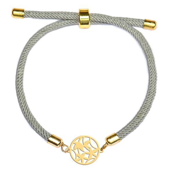دستبند طلا 18 عیار زنانه مدل گل کد 626